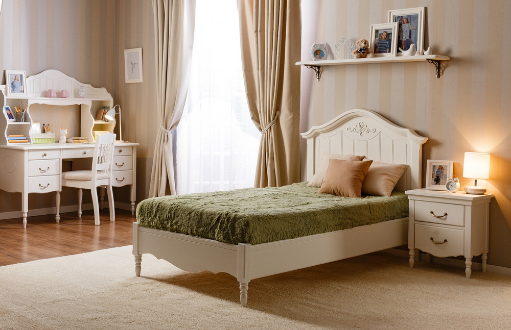 Кровать массив сосны Айно №2 1200х2000