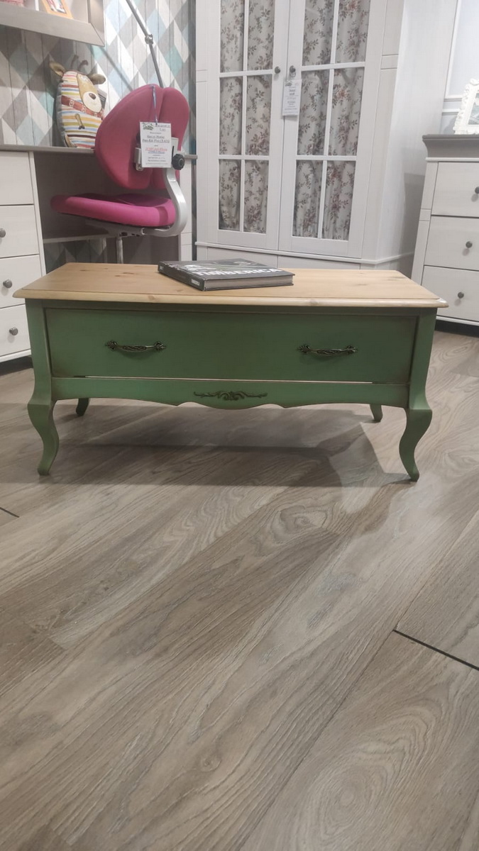 Тумба с ящиком массив сосны Ари-Прованс №8