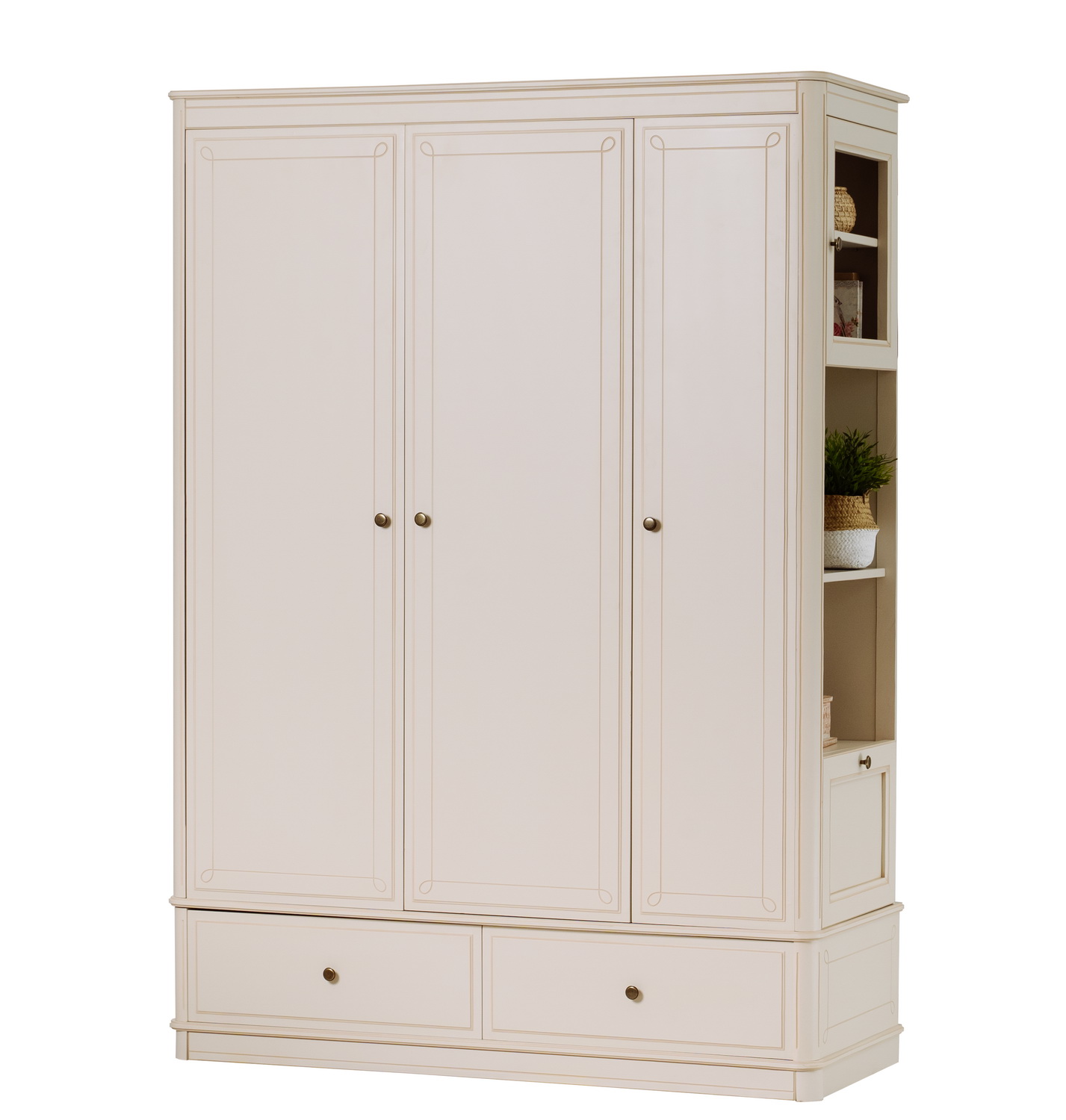 Шкаф с ящиками мдф Бетти 3-ств №5