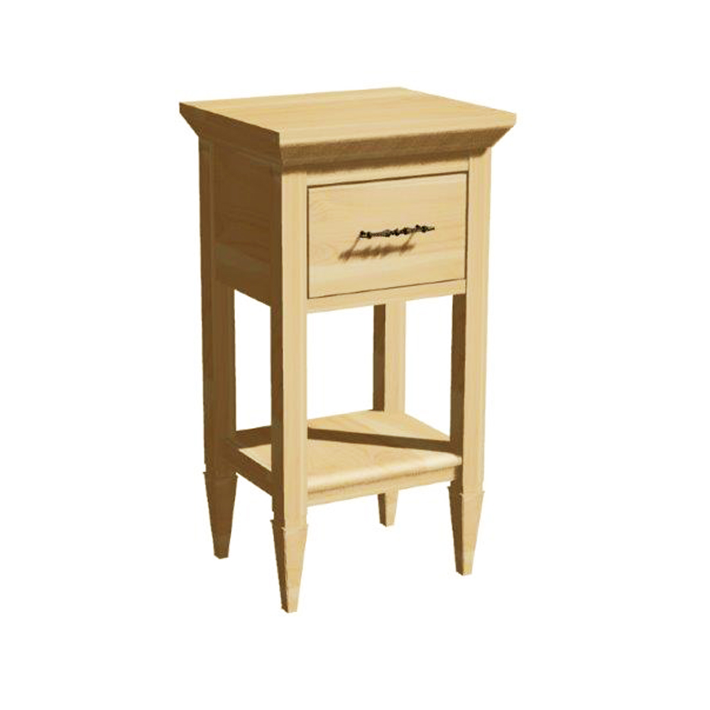 Тумба с ящиком сосна Дания №6