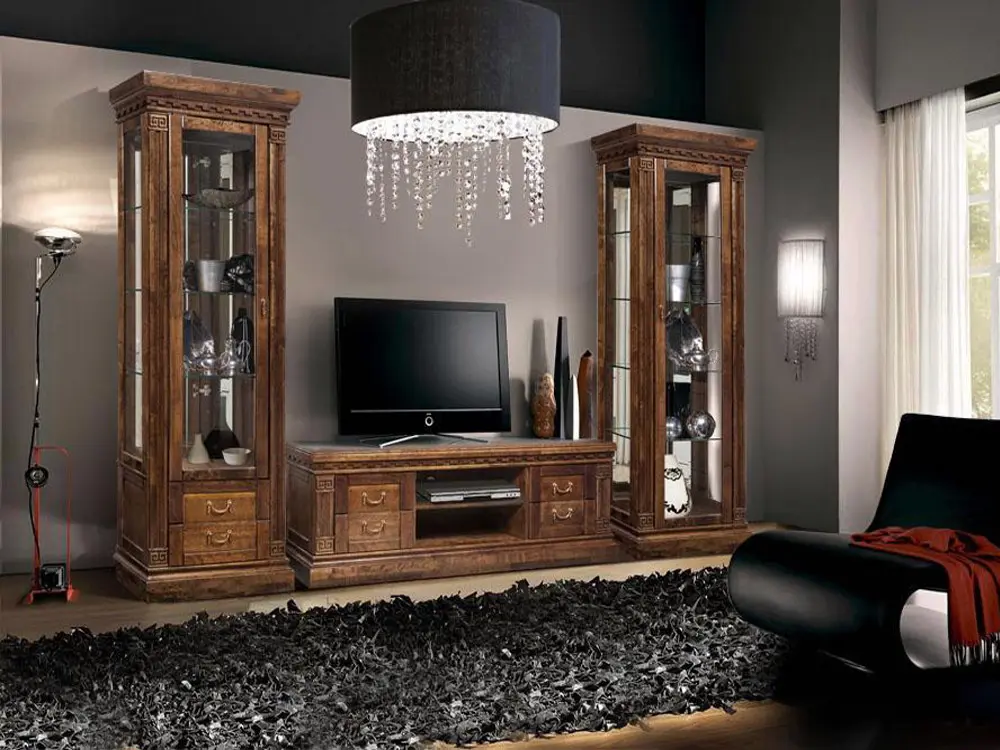 Шкаф с витриной Риека ГМ 5806