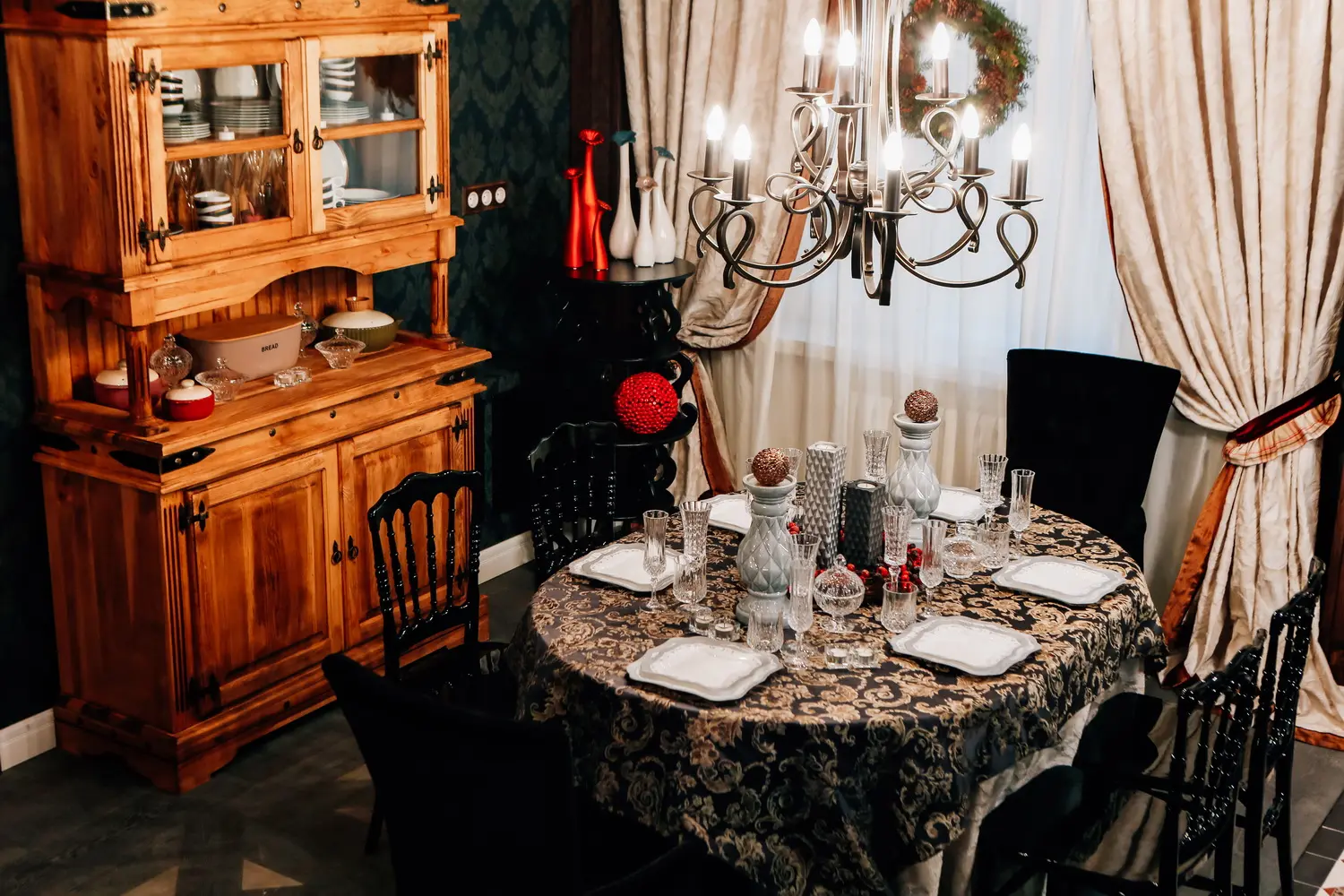 Буфет Викинг 01 (бейц старение)