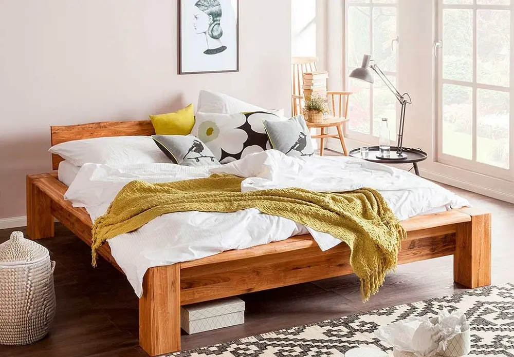 Кровать массив дуба Рива 1600