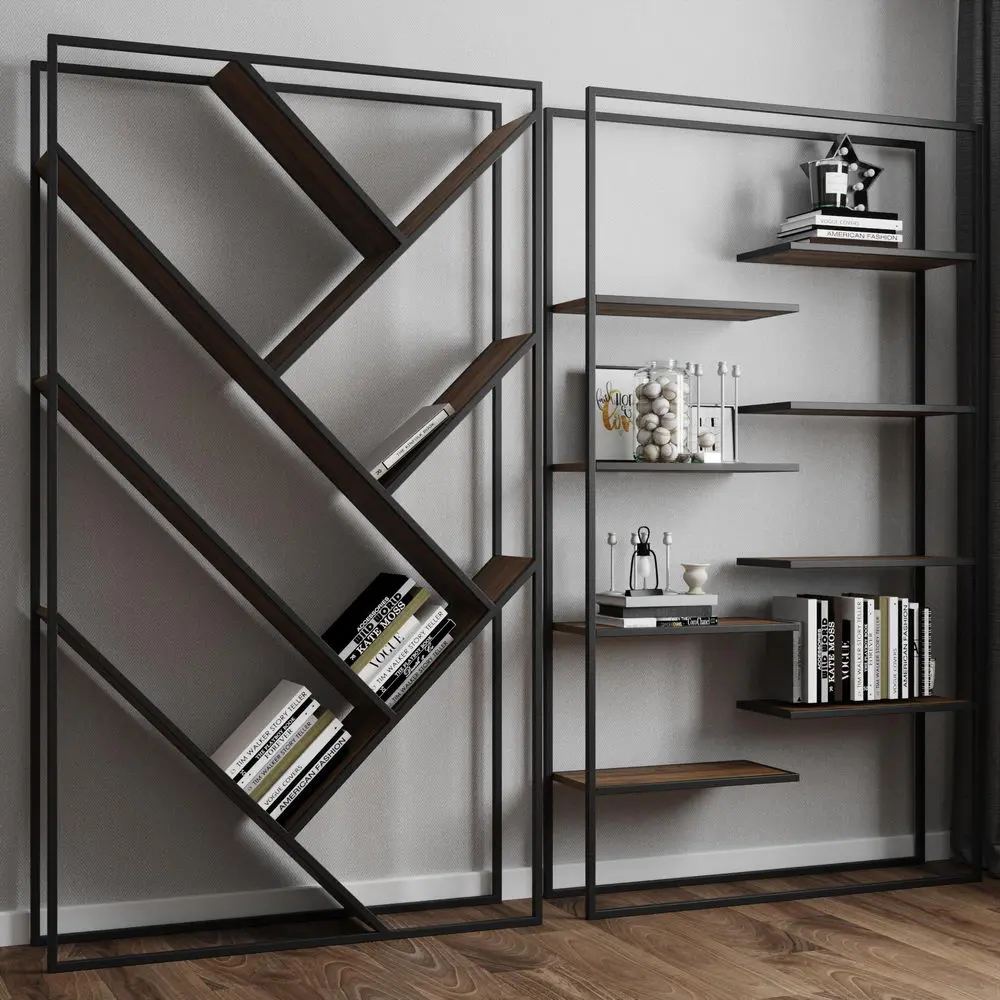 Стеллаж с полками массив 04-19