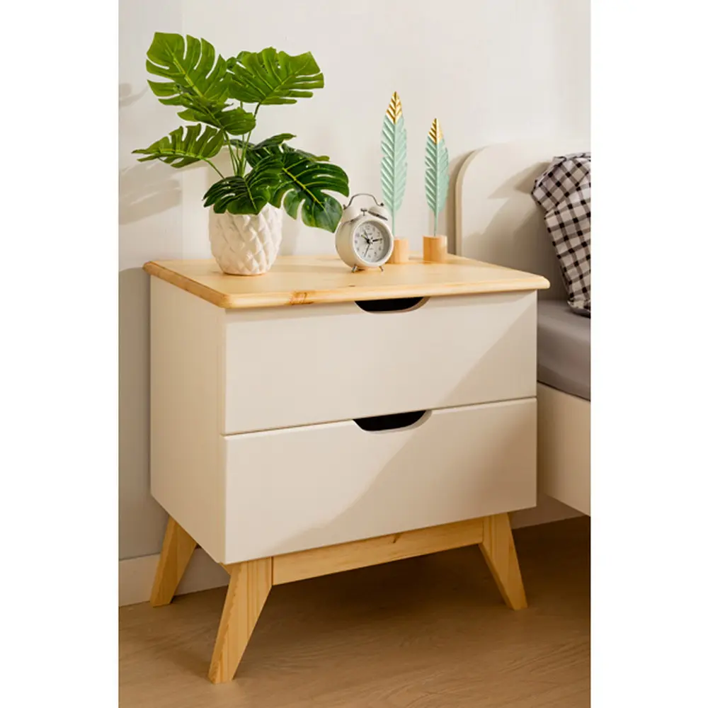 Тумба с 2 ящиками массив сосны детская ТК №6