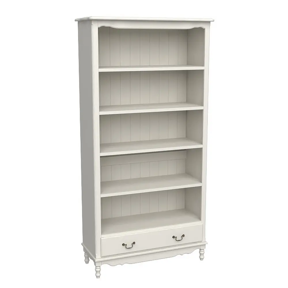 Стеллаж белый с ящиком Верден широкий