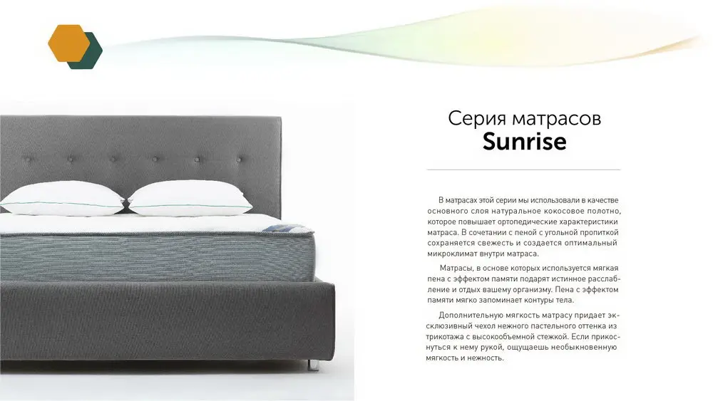 Матрас Sunrise Memory Classic 1200*2000