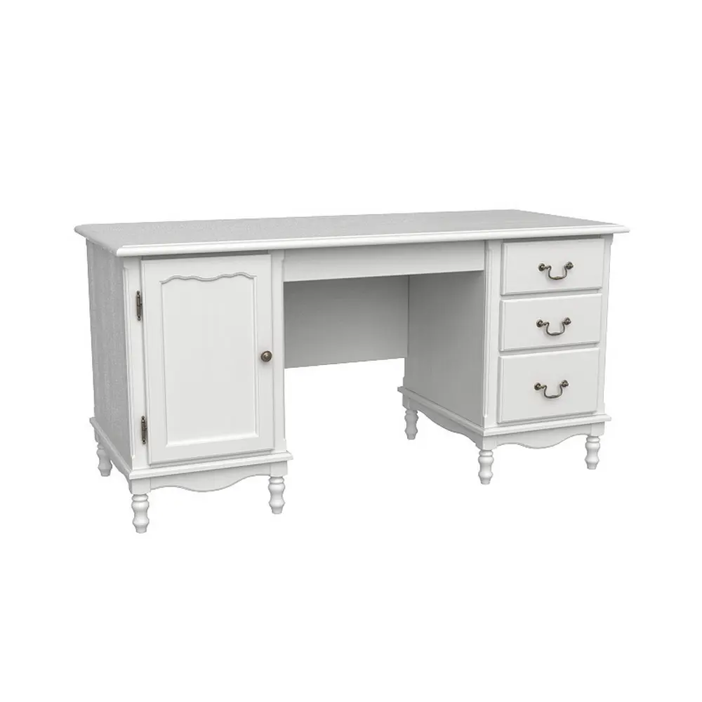 Стол письменный 2-тумбовый Верден с дверкой