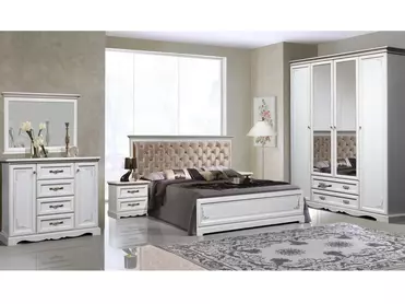 Кровать Ловелла 1400х2000 с мягким изголовьем ГМ 8804