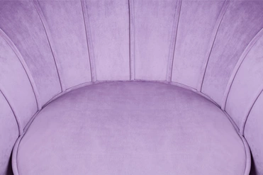 Низкое кресло ракушка Pearl Purple