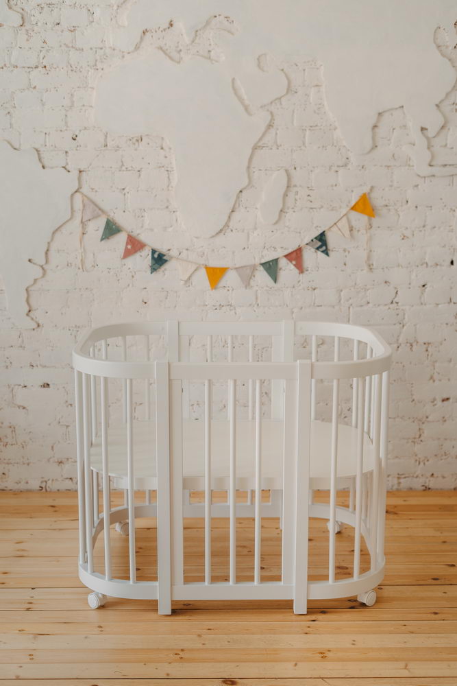 Кроватка Dreams Смарт - Белая - Стойки Белые