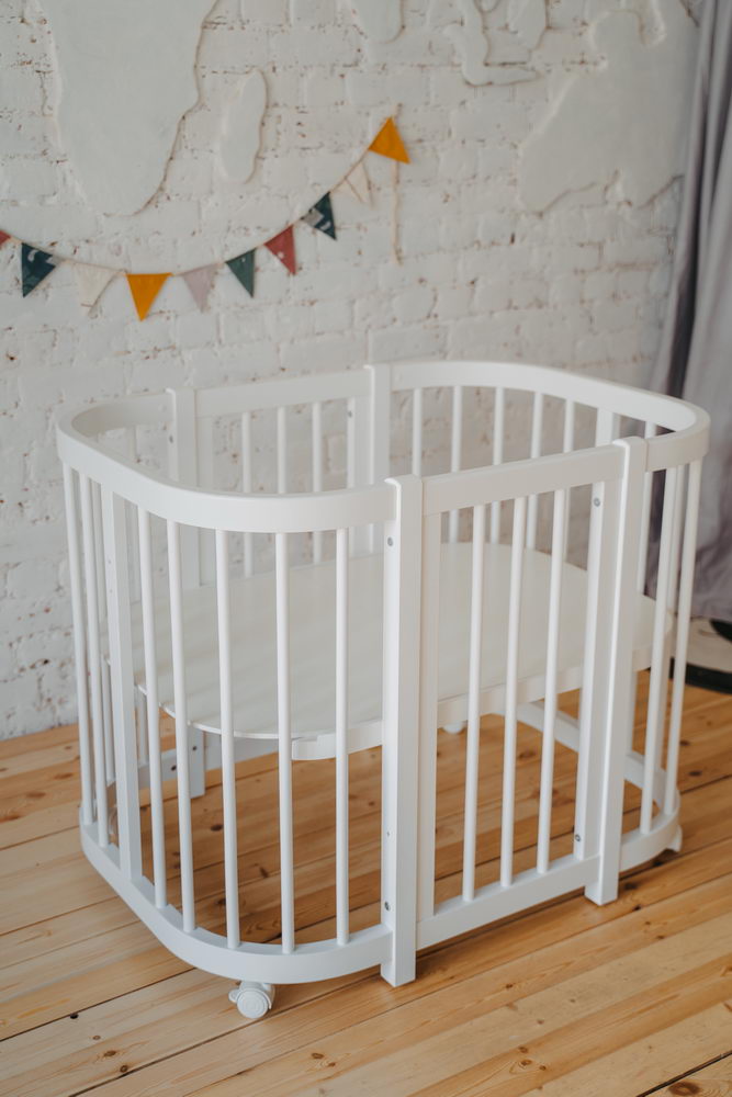 Кроватка Dreams Смарт - Белая - Стойки Белые