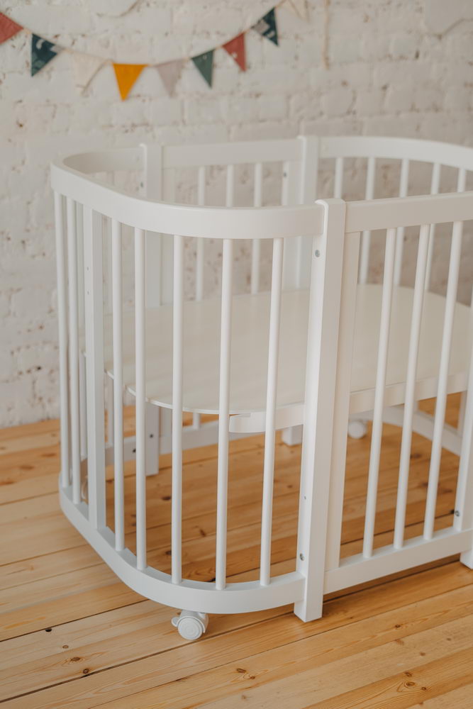 Кроватка Dreams Смарт - Белая - Стойки Белые