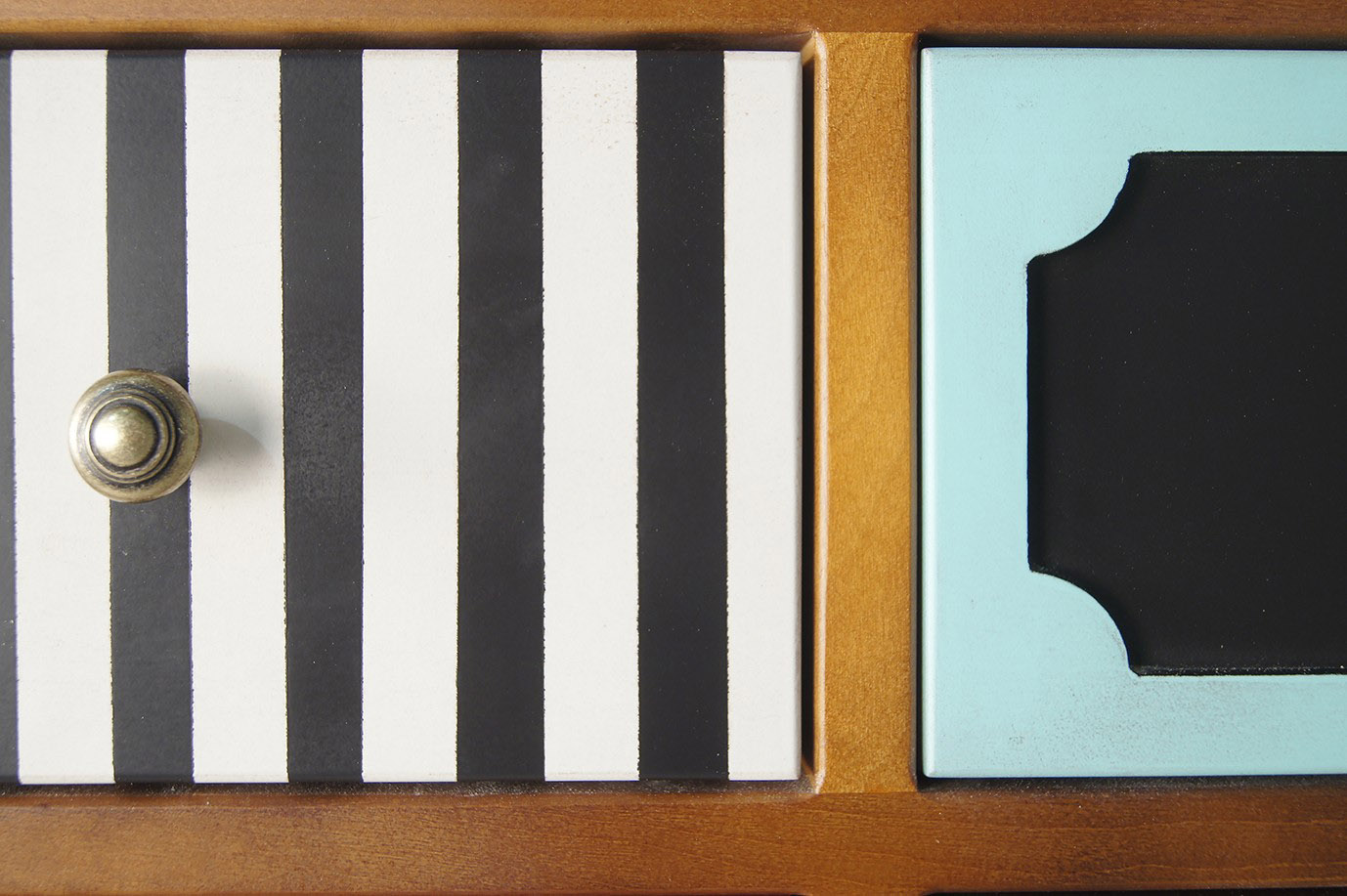 Вертикальный комод массив дерева Gouache Birch (7 ящиков) арт G20017ETG/1