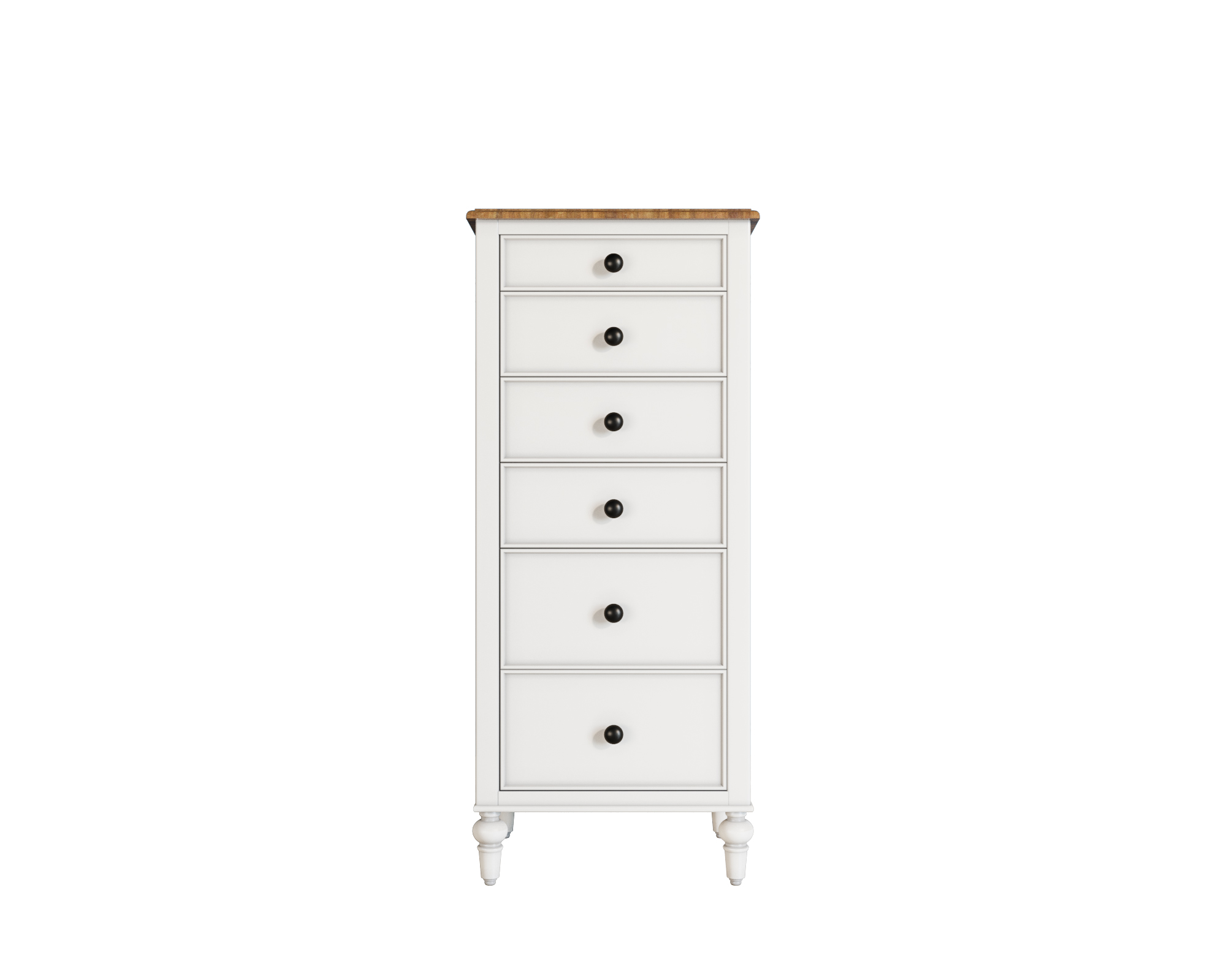 Узкий комод с 6 ящиками "Odri"