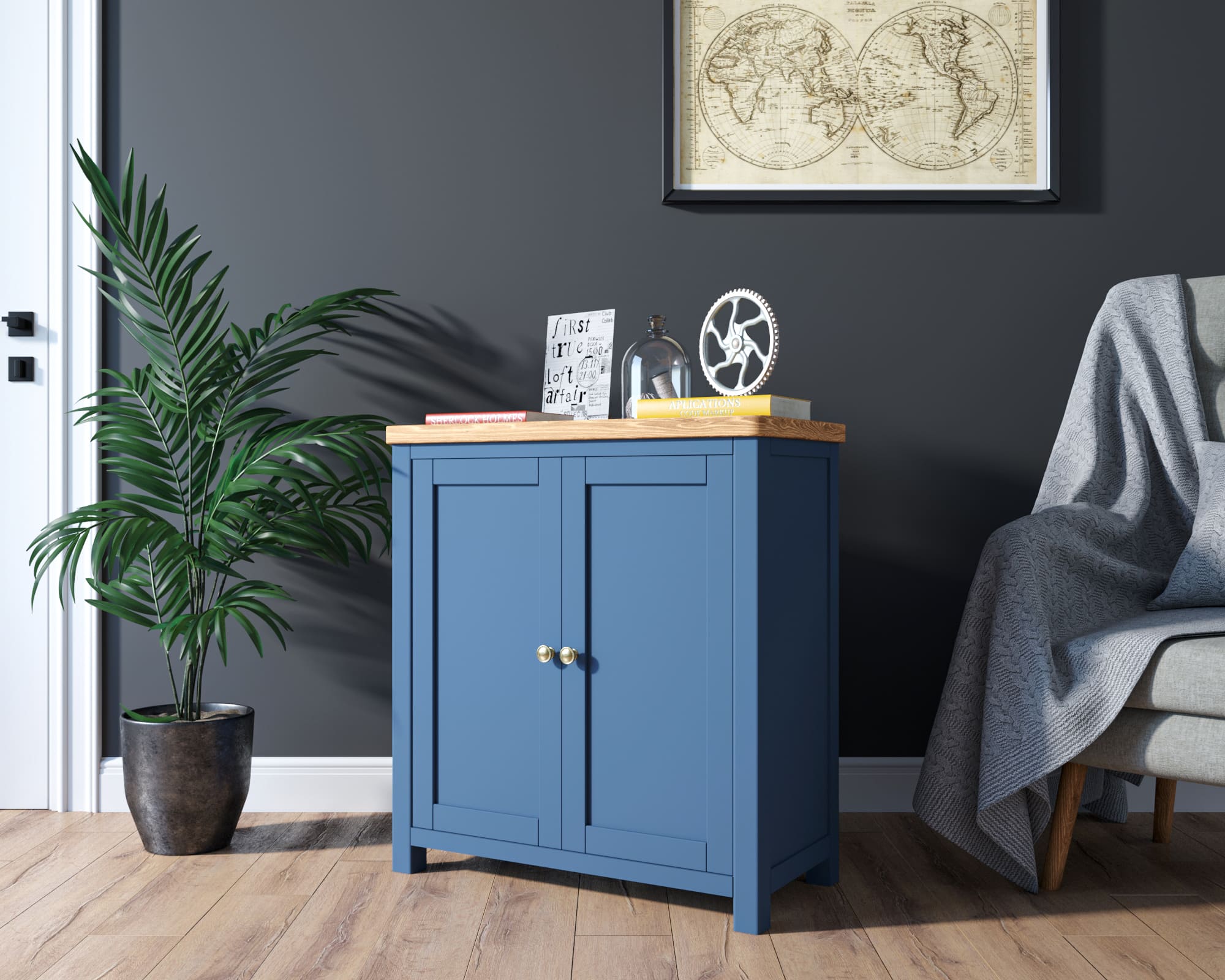 Комод деревянный "Jules Verne" две дверки