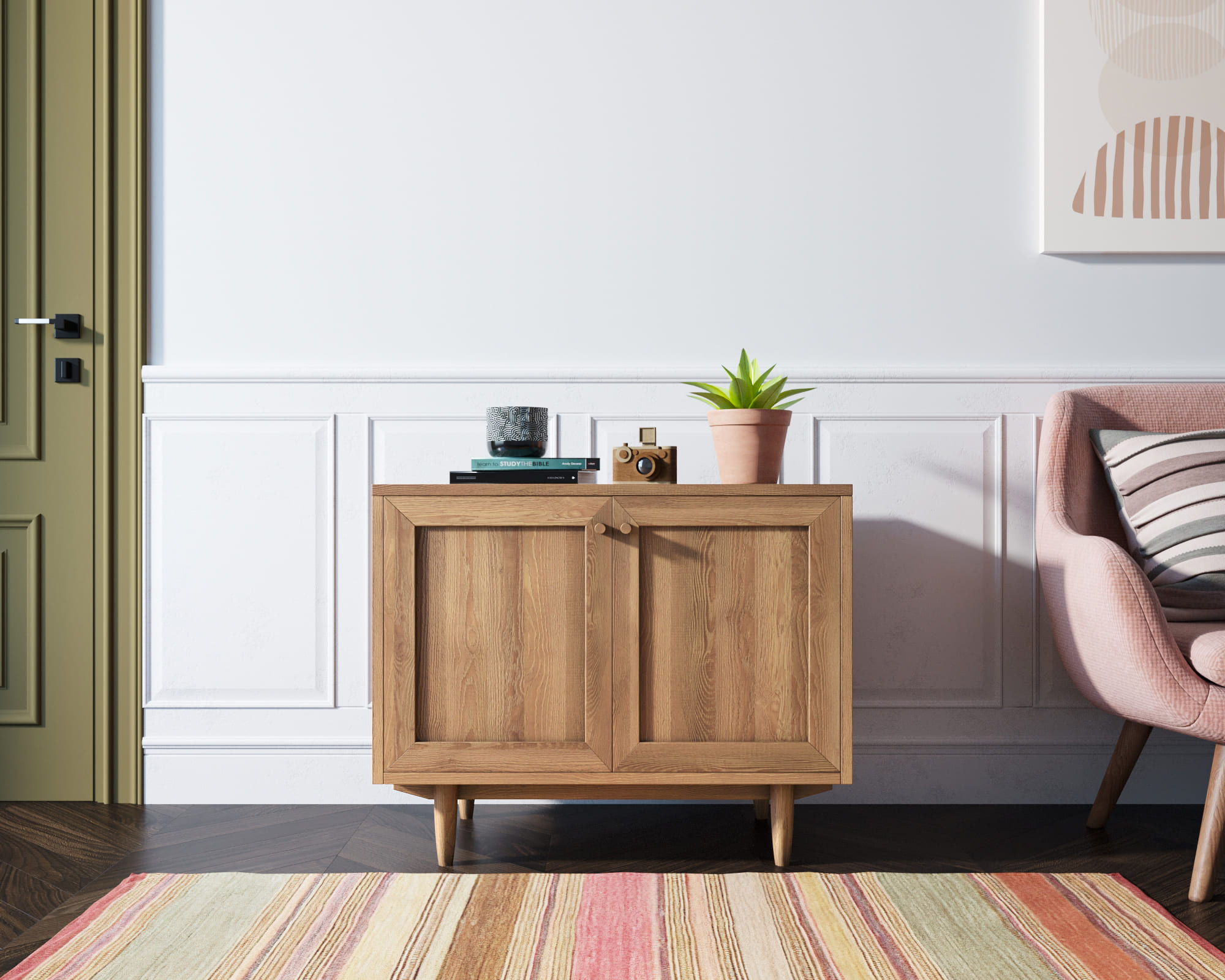 Комод 2 дверный низкий "Smart" module 04