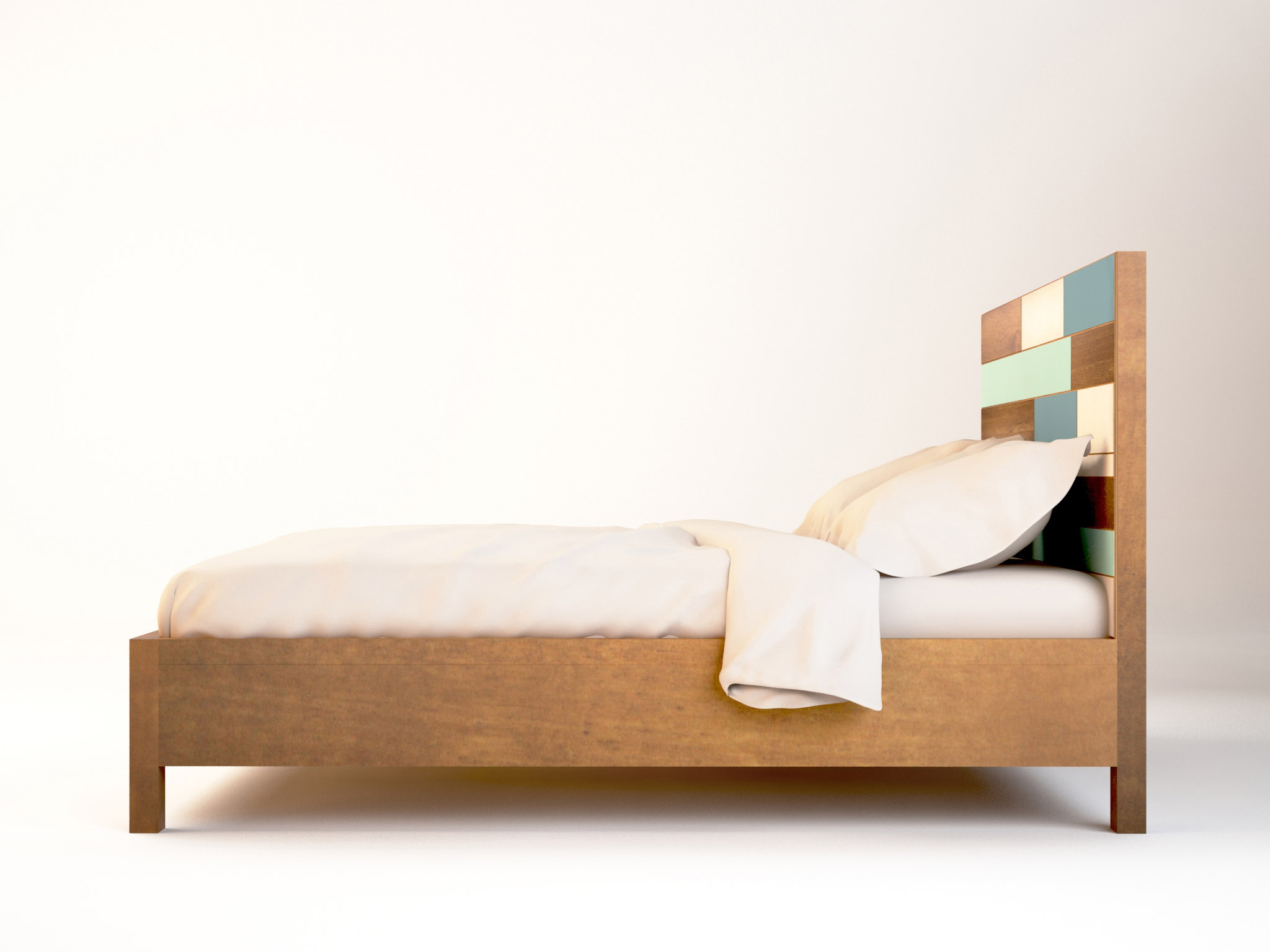 Кровать березы "Aquarelle"