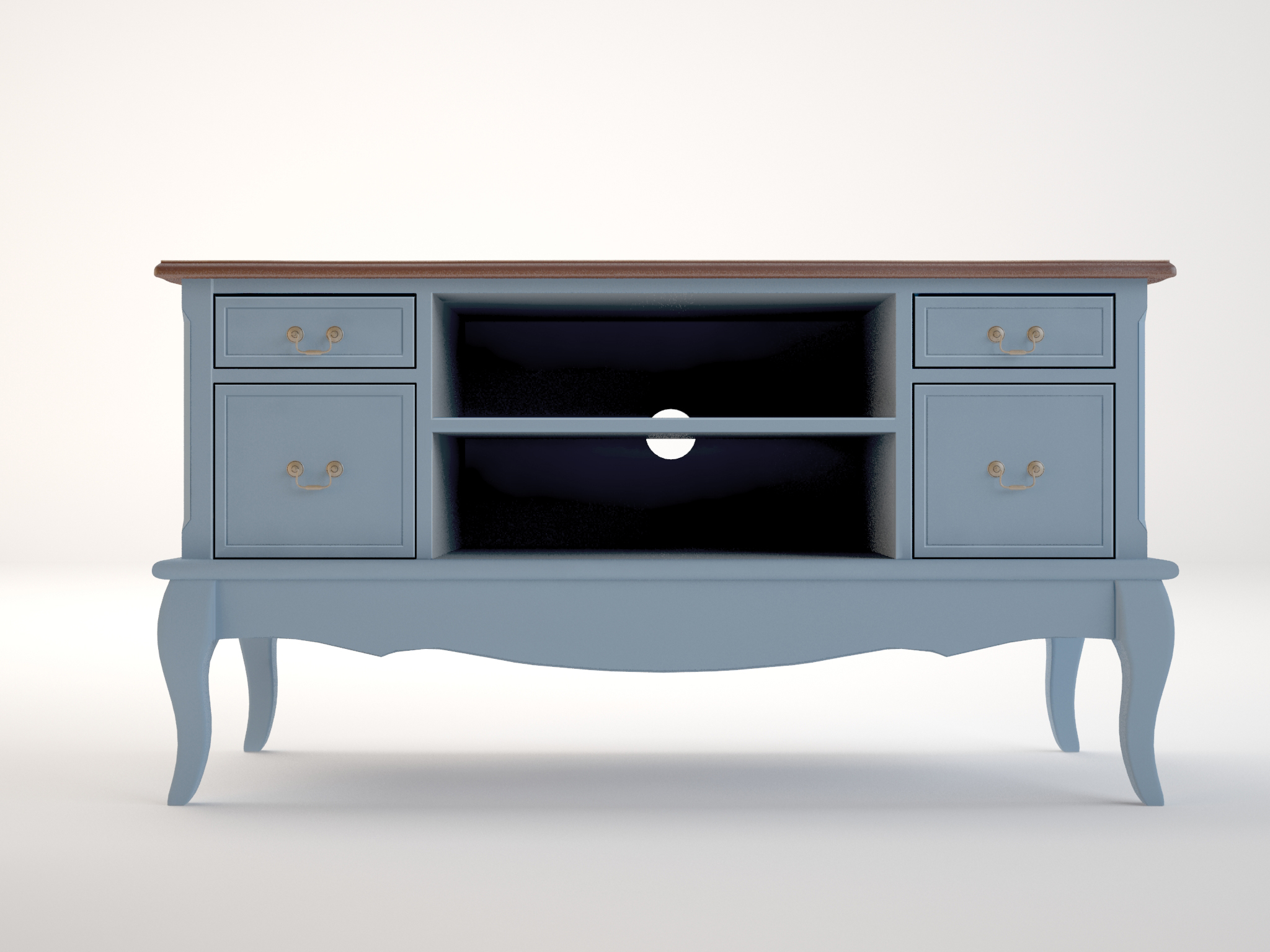 Комод под TV с ящиками "Leontina Blue"