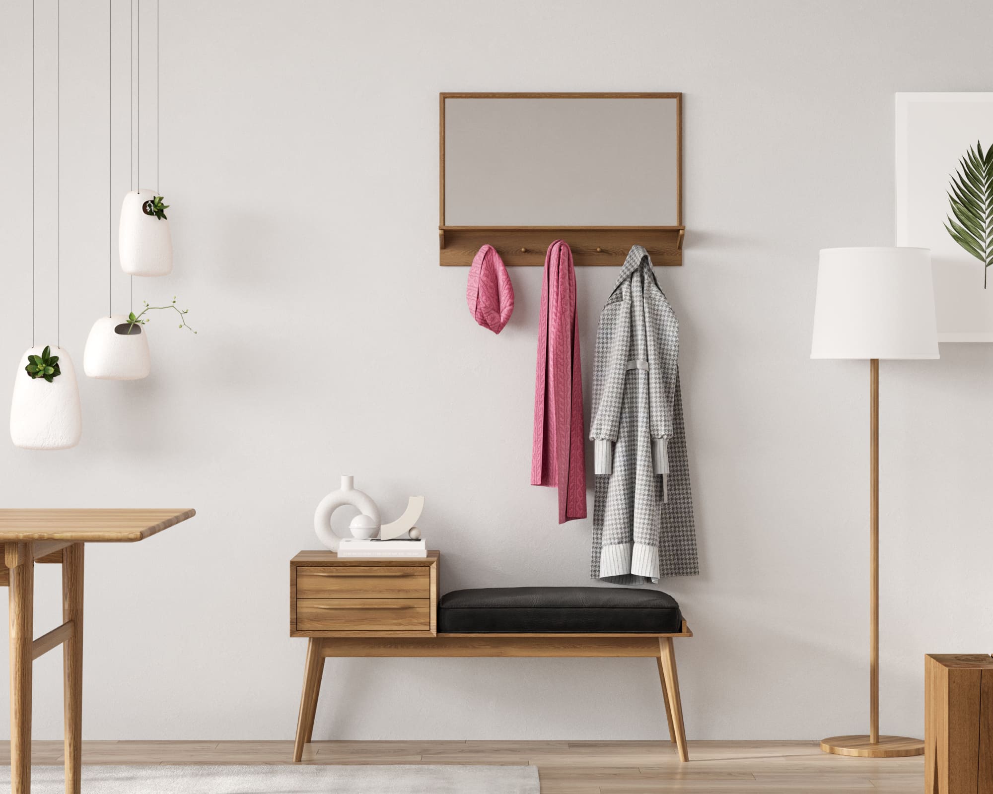 Лавка с зеркалом "Bruni"