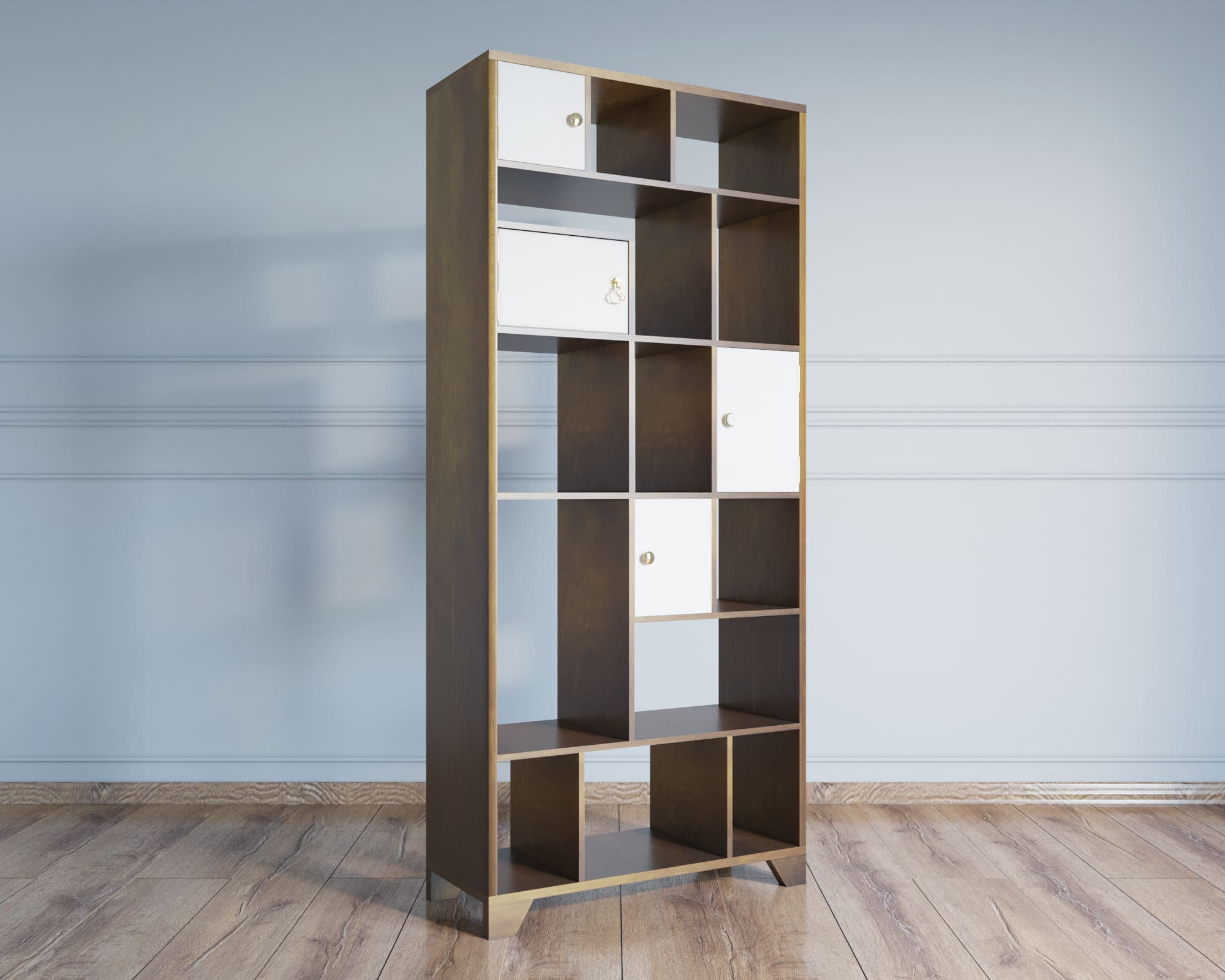 Стеллаж открытый массив «Aquarelle"