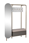 40AD-00129 Тумба с зеркалом 124*33,5*176см