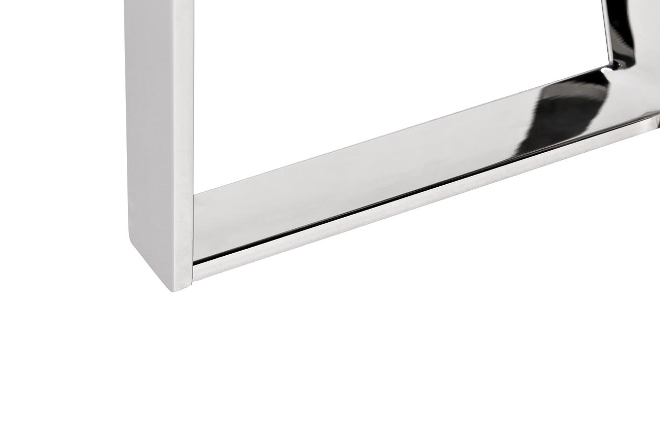 47ED-ET031 Стол журнальный прозр.стекло/хром