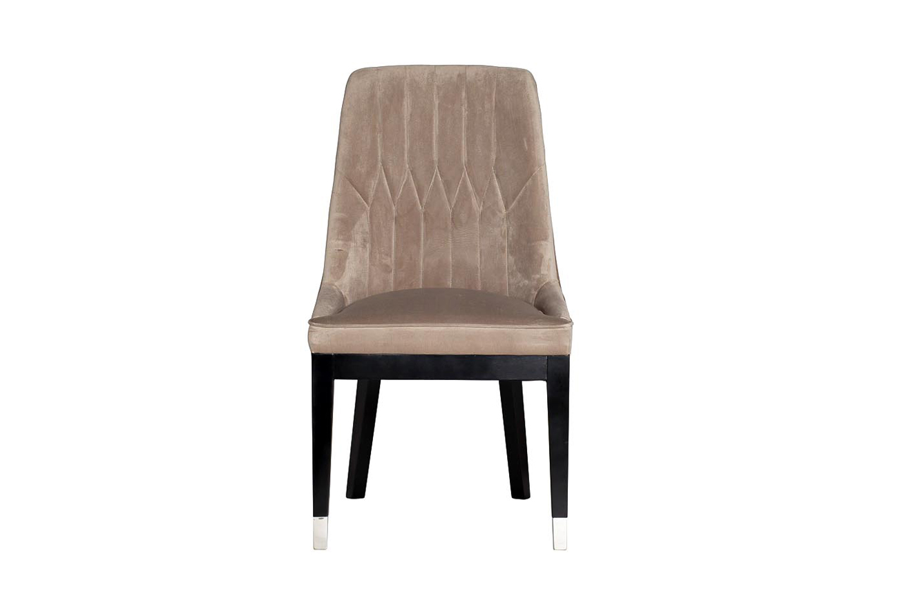 48MY-3526 PEG Стул простроченный велюр жемчужно-сер.