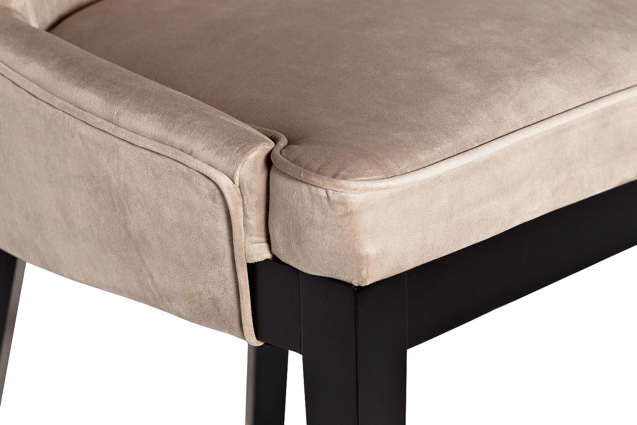 48MY-3526 PEG Стул простроченный велюр жемчужно-сер.