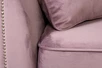 Диван Mores трехместный раскладной, велюр пыльная роза Н-Йорк40 