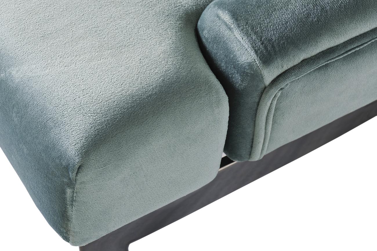 76AR-6210-MT Стул велюр мятный/темный хром