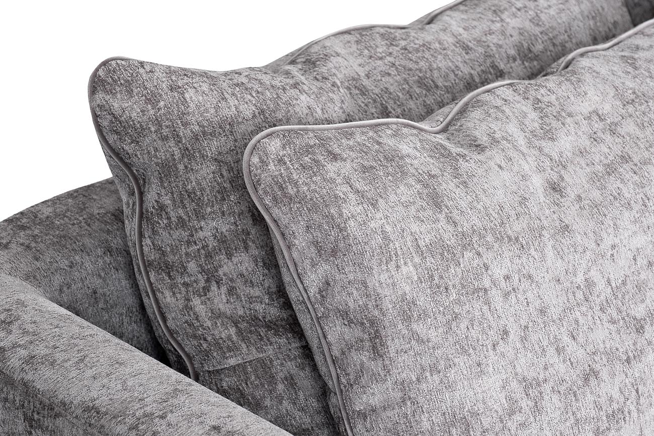 Диван Marco трехместный раскладной, шенилл серый All12