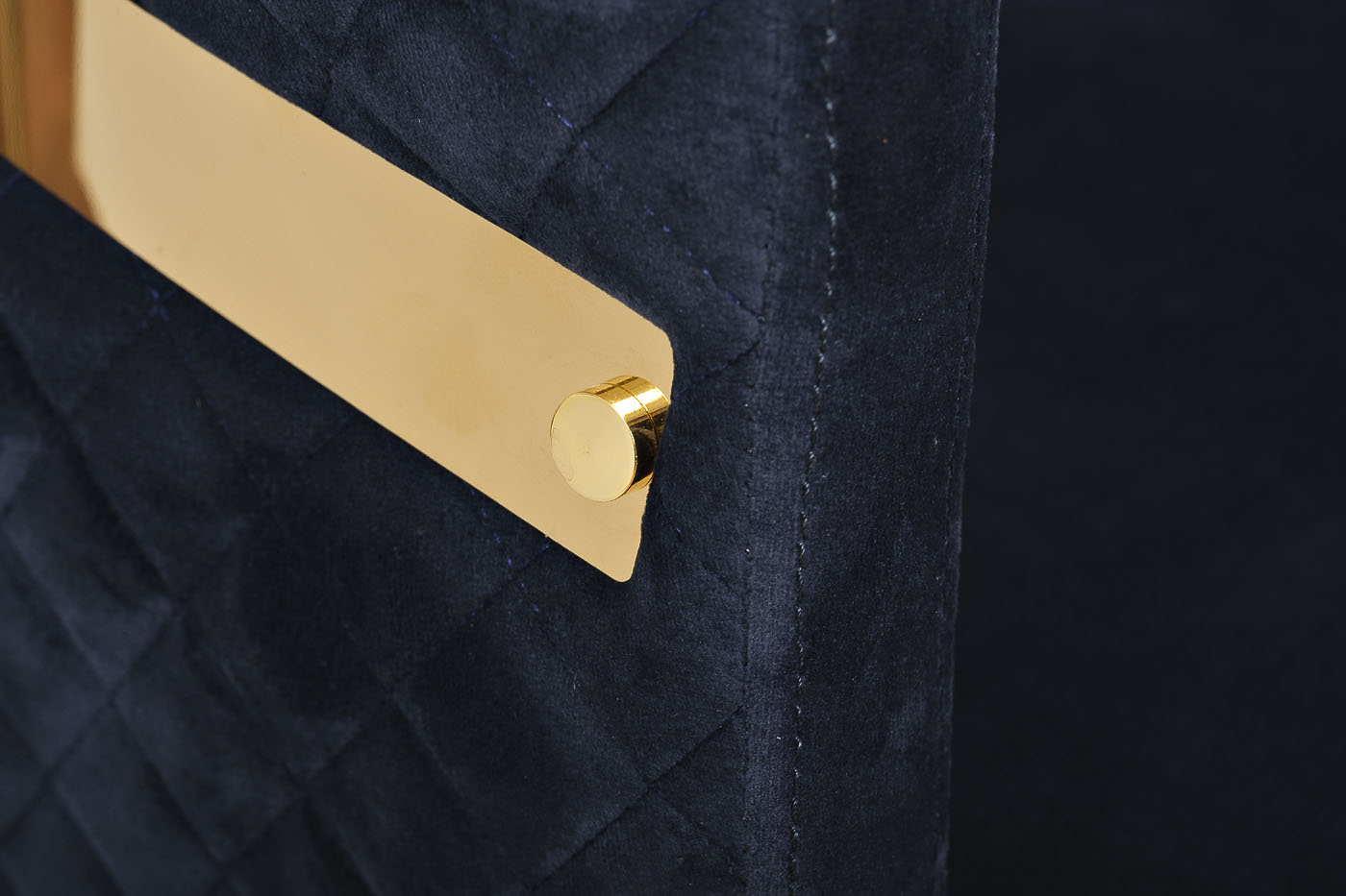 GY-AC8200GOLD-B Стул велюр синий/золото