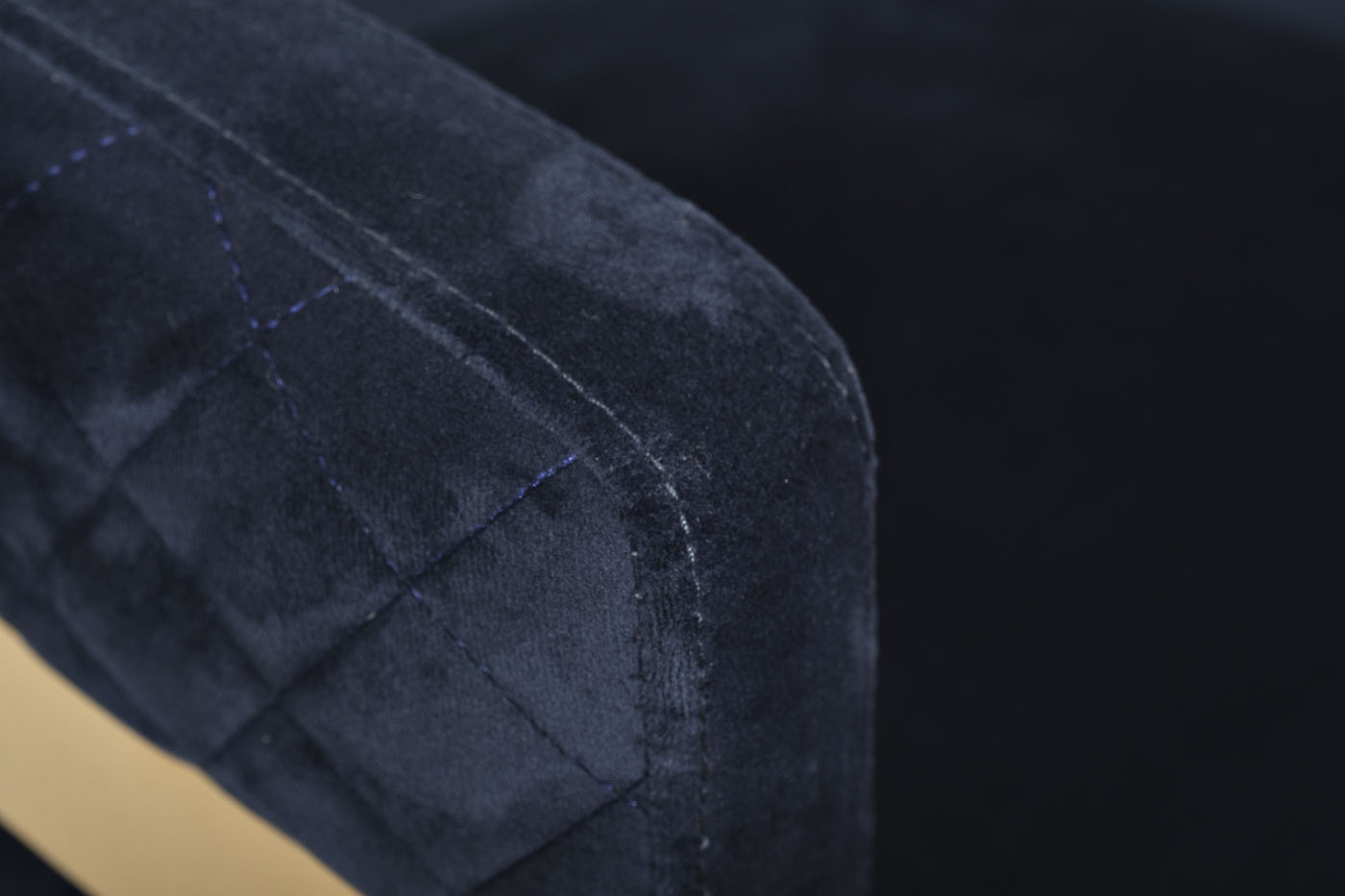 GY-AC8200GOLD-B Стул велюр синий/золото