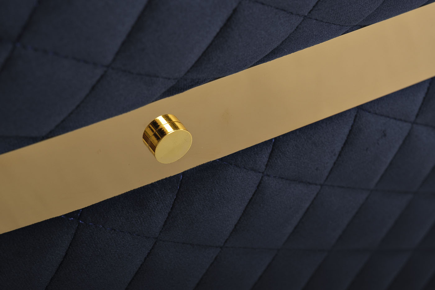 GY-AC8200GOLD-B Стул велюр синий/золото