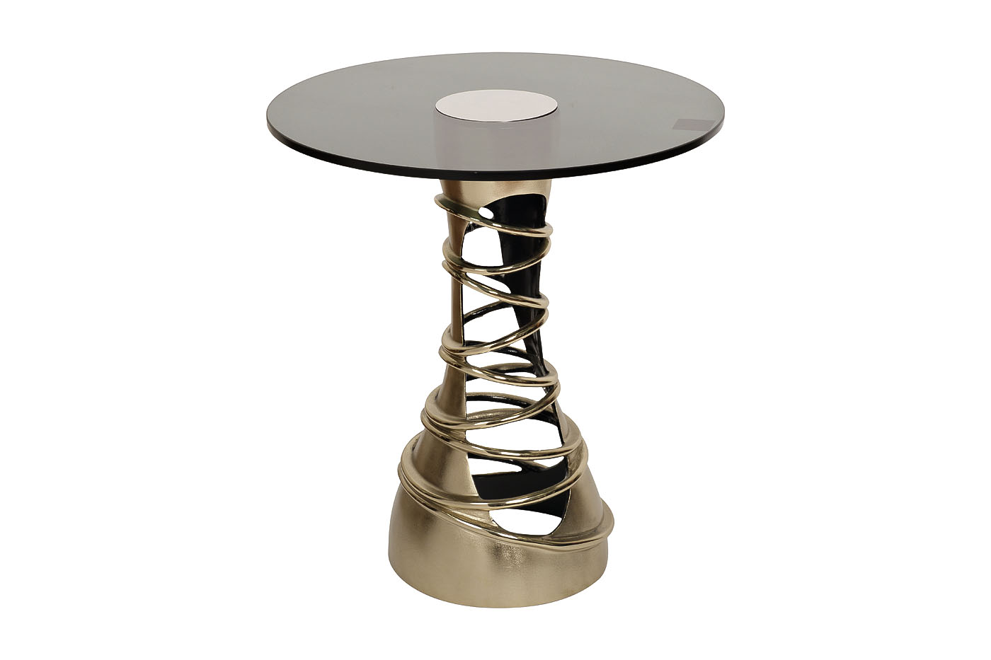 69-219043 Стол журнальный "Циклон", золотой