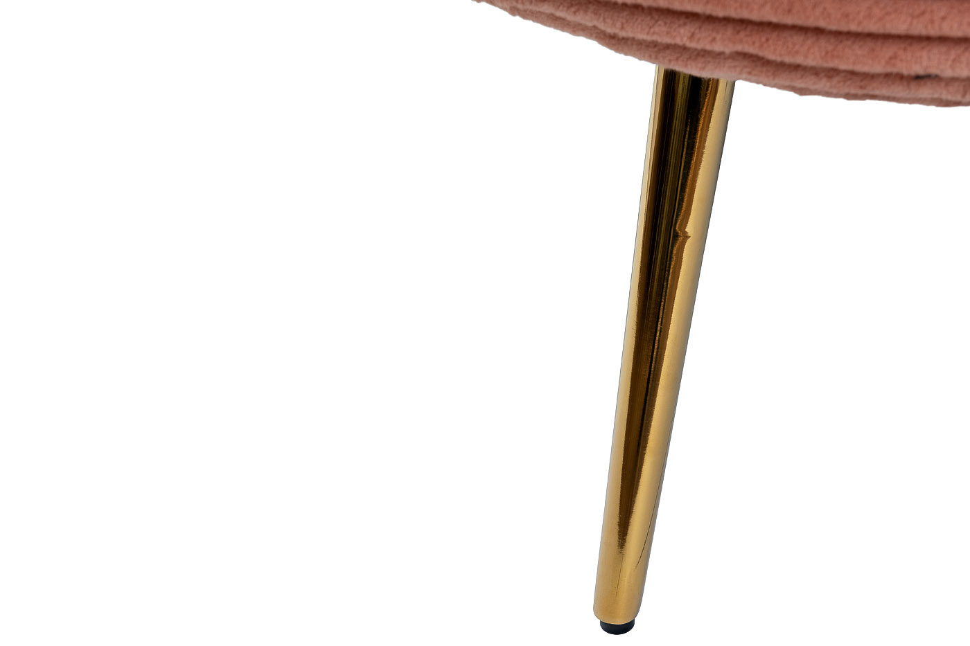 48MY-2582 COR GO Кресло, велюр коралловый, металлические ножки