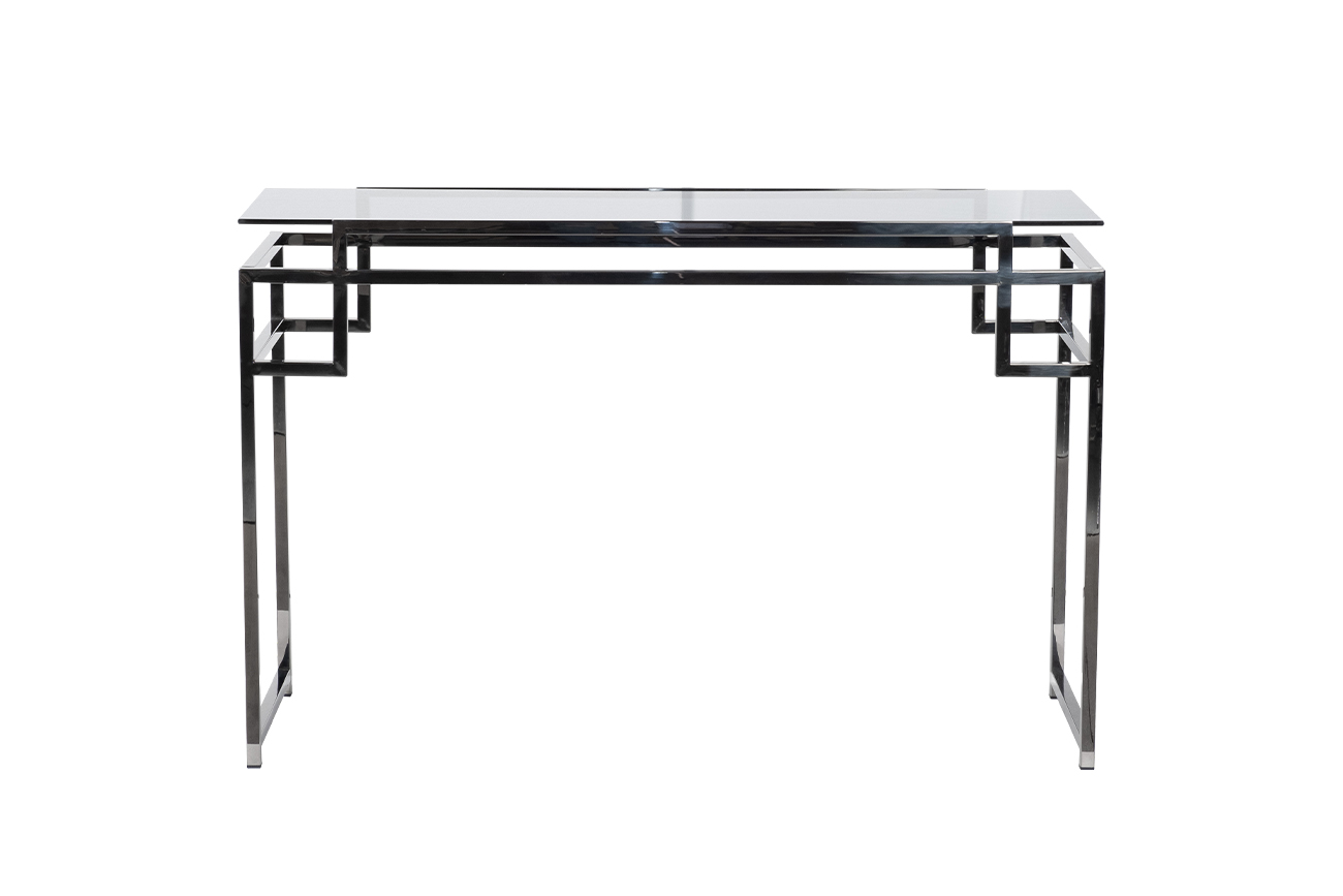 47ED-CST162BL Консоль, темное стекло/ темный хром