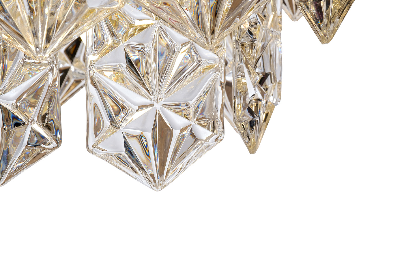 91GH-1009-8 Люстра потолочная TENDER, латунь d.51см h.61см