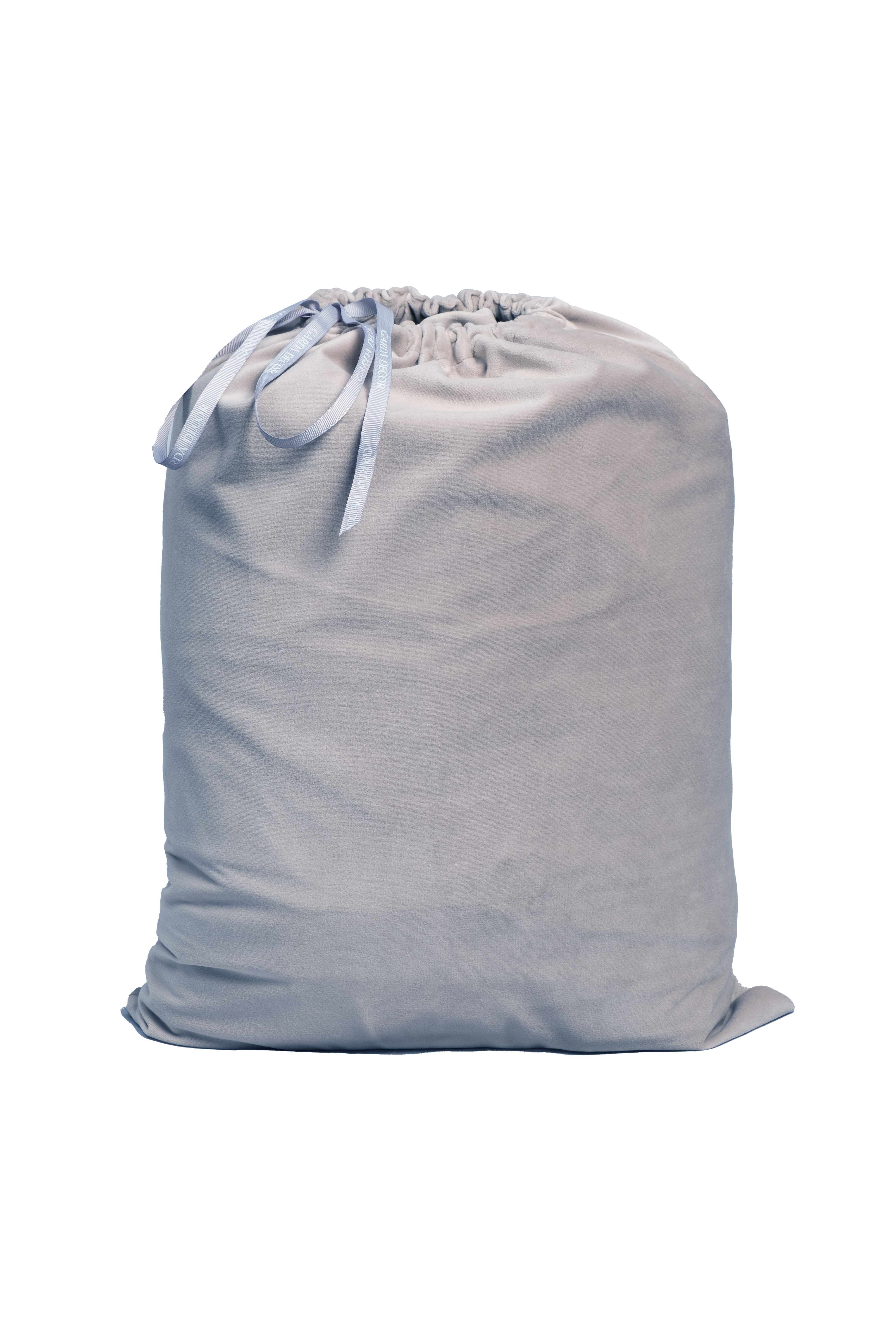 Портьера широкая с подкладом сшивная серая Riviera-91