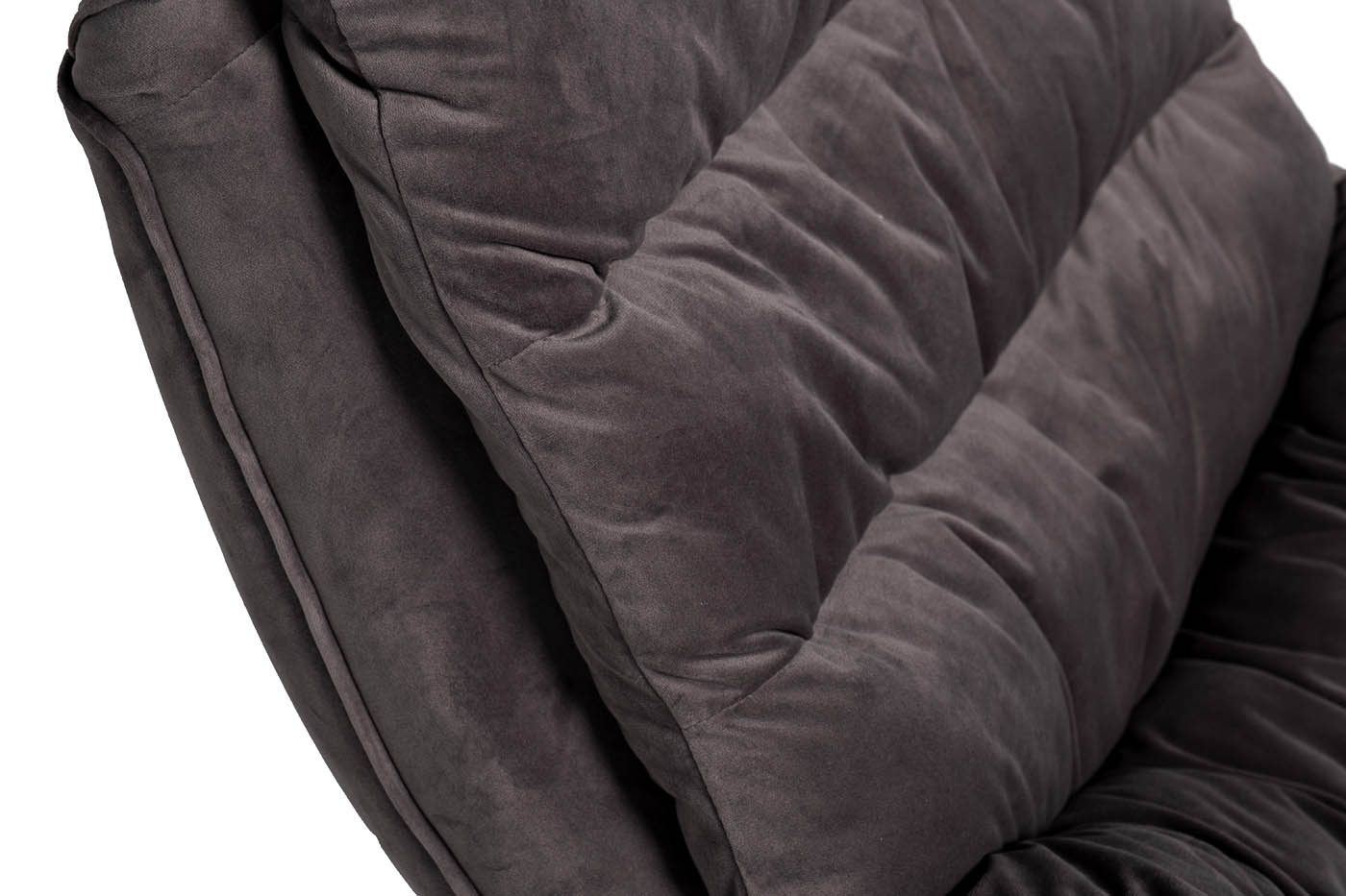 48MY-KRES-2729 SER Кресло вращающееся, велюр серый