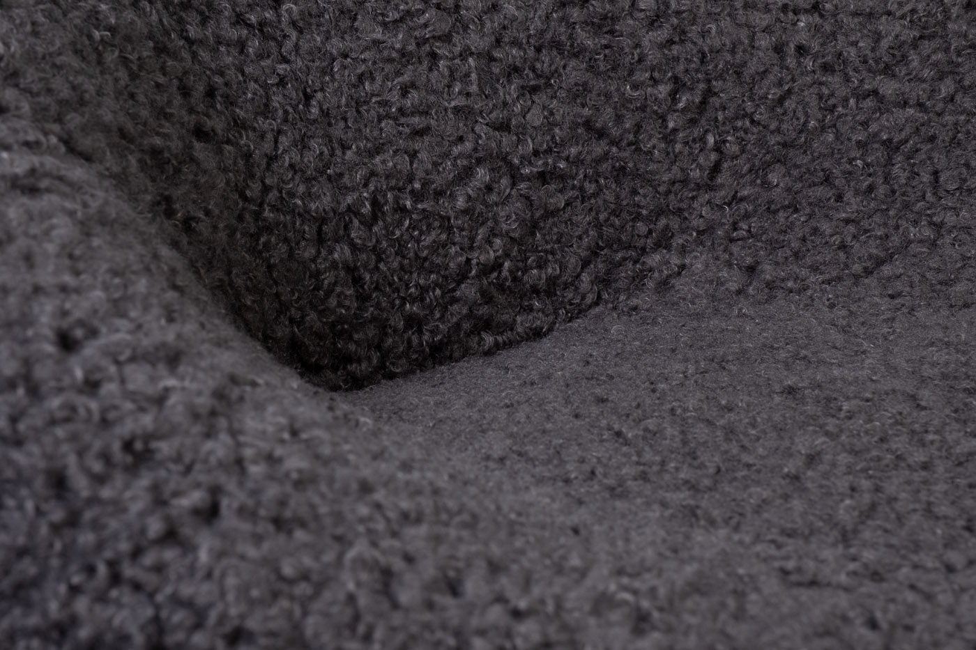 Кресло поворотное LUNA, иск. мех темно-серый Esck03