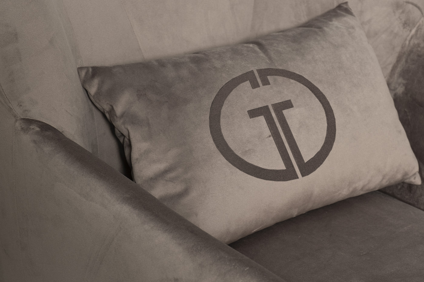 Кресло Siena, велюр серый Триумф17