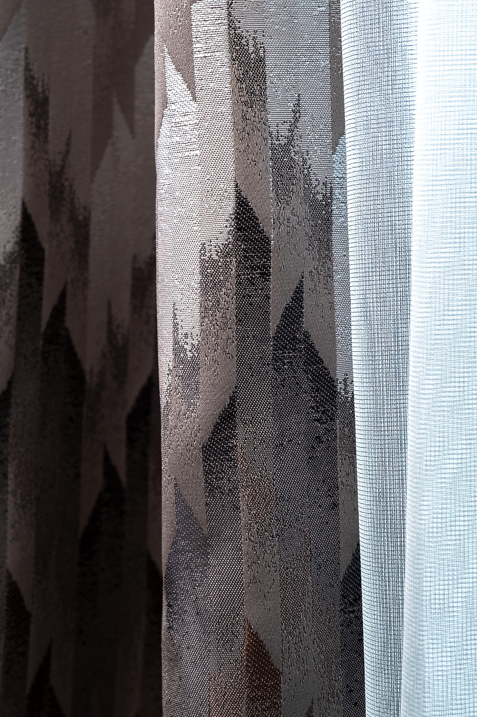 121GD-03603 Портьера CASCADA серая