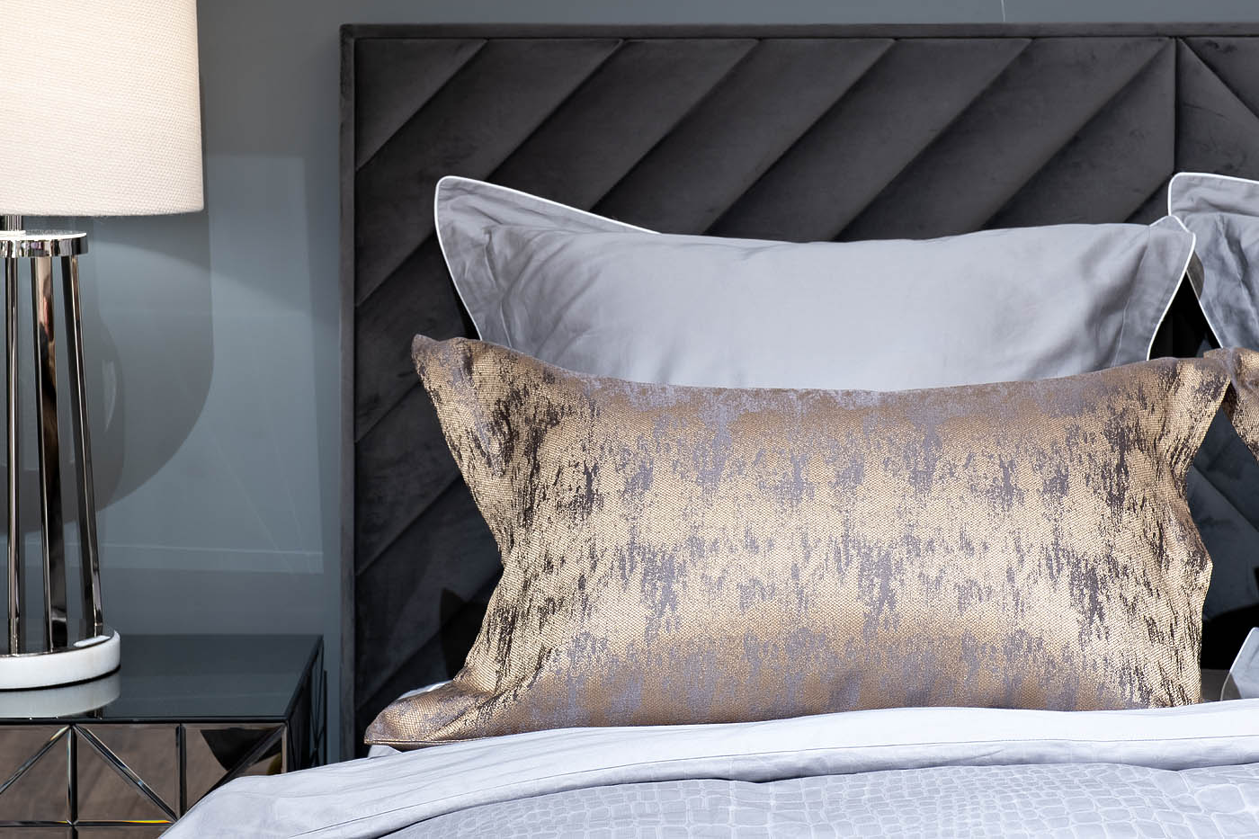 121GD-10001 Комплект наволочек Houston золотой (2шт)