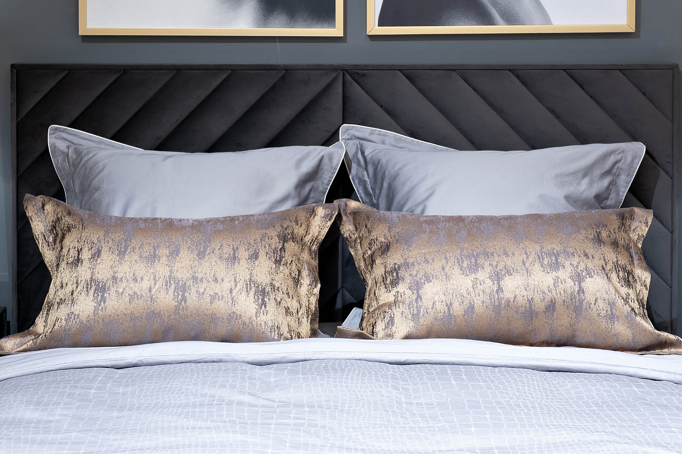 121GD-10001 Комплект наволочек Houston золотой (2шт)