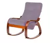  Кресло -качалка Гарвента  фреш 16 лавандовый каркас  Вишня