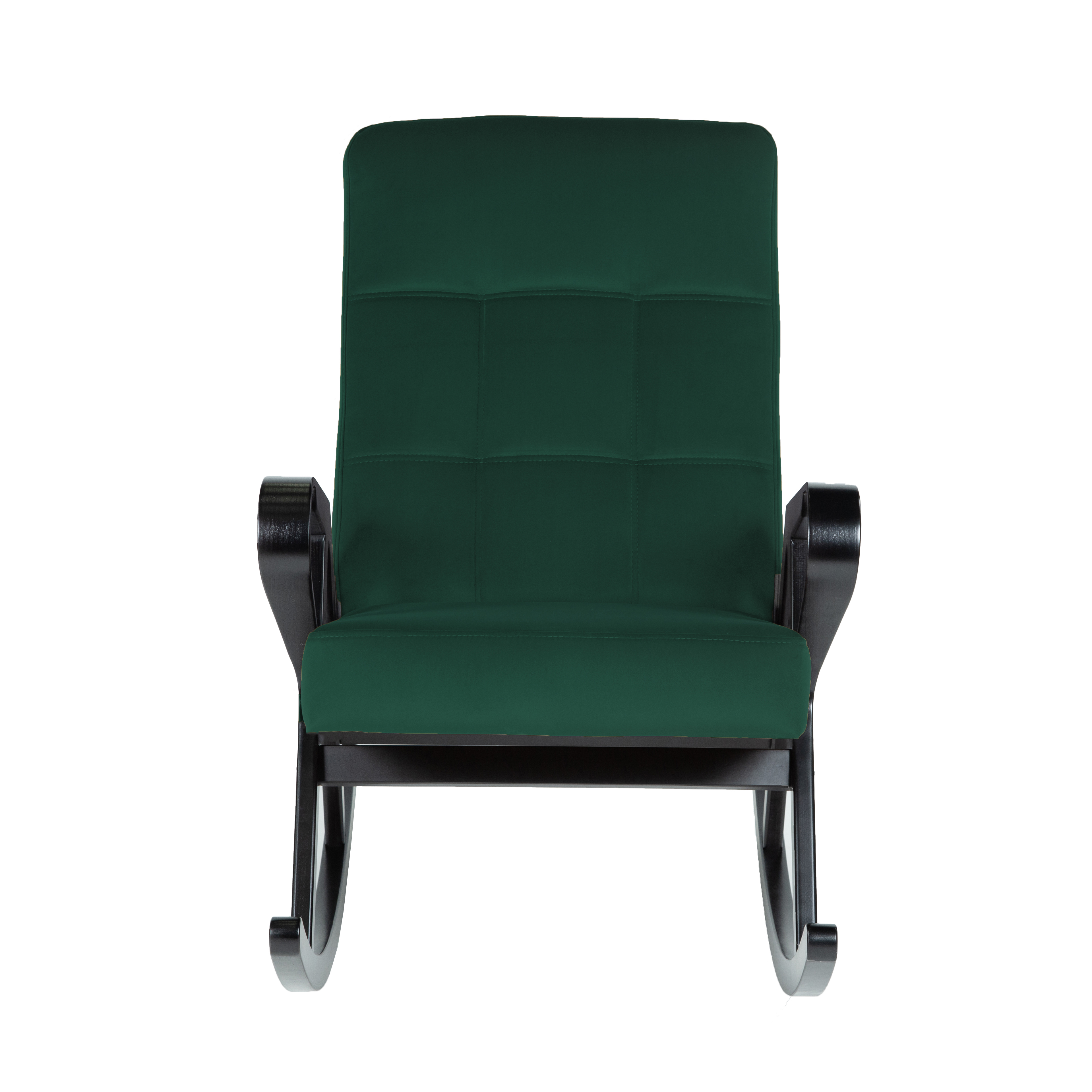 кресло-качалка Форест Фреш 25 зелёный каркас Чёрный