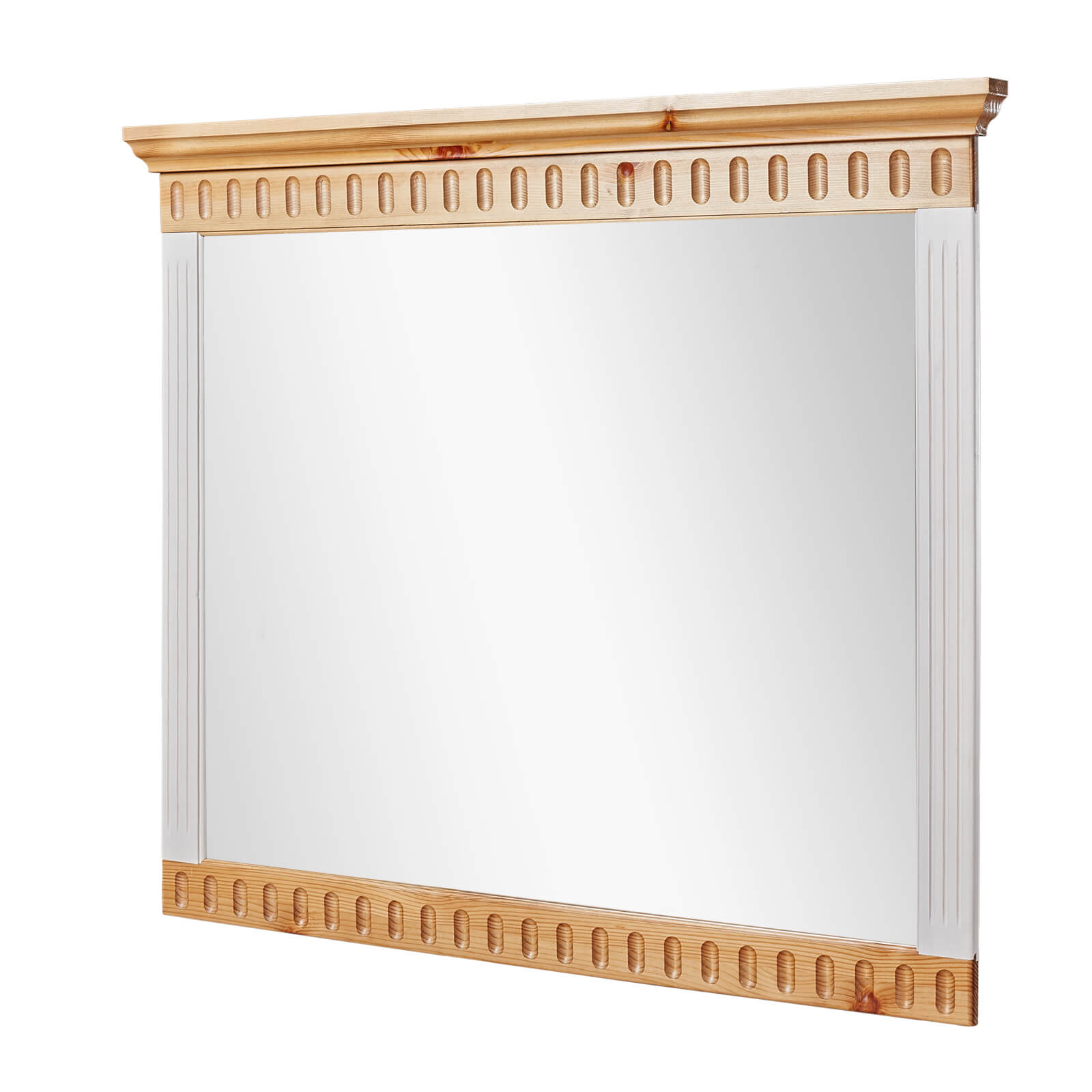 Зеркало массив сосны "Хельсинки" Касса (антик)