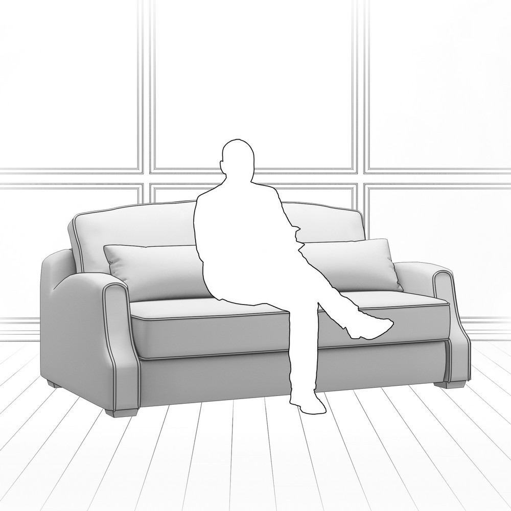 Диван Corsa (с механизмом) DCr-I-180-K03-Ka-0383